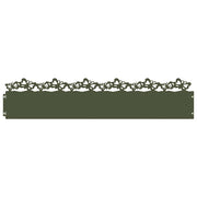 Vidaxl gazonranden 10 st 103 x 0,05 x 22 cm staal olijfgroen - afbeelding 2