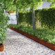 Vidaxl gazonranden 20 st 103 x 0,05 x 22 cm weervast staal