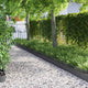 Vidaxl gazonranden 20 st 103 x 0,05 x 22 cm staal zwart
