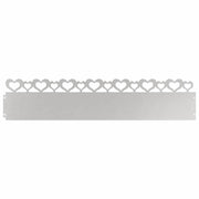 Vidaxl gazonranden 10 st 103 x 0,05 x 22 cm roestvrij staal zilver - afbeelding 2