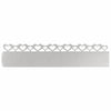 Vidaxl gazonranden 30 pcs zilver 103 x 0,05 x 22 cm roestvrij staal