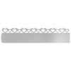 Vidaxl gazonranden 20 pcs zilver 103 x 0,05 x 22 cm