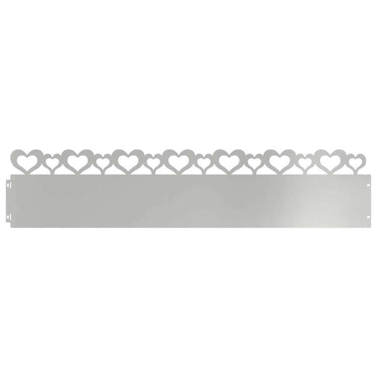 Vidaxl gazonranden 20 st 103 x 0,05 x 22 cm gegalvaniseerd staal