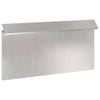 Vidaxl slakkenhekje 16 pcs zilver 50 x 3,5 x 25 cm roestvrij staal
