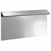 Vidaxl slakkenhekje 50 x 3,5 x 25 cm gegalvaniseerd staal zilver - afbeelding 2
