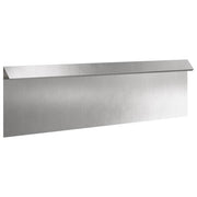 Vidaxl slakkenhekje 100 x 3,5 x 25 cm roestvrij staal zilver - afbeelding 2
