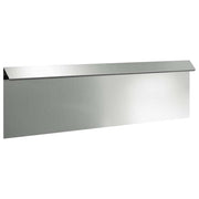 Vidaxl slakkenhekje 100 x 3,5 x 25 cm gegalvaniseerd staal zilver - afbeelding 2
