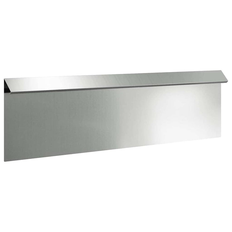 Vidaxl slakkenhekje 16 st 100 x 3,5 x 25 cm gegalvaniseerd staal