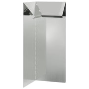 Vidaxl slakkenhekje 10 x 10 x 25 cm gegalvaniseerd staal zilver - afbeelding 2