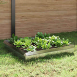 Vidaxl slakkenhekken 8 st 100 x 3,5 x 25 cm roestvrij staal zilver - afbeelding 1