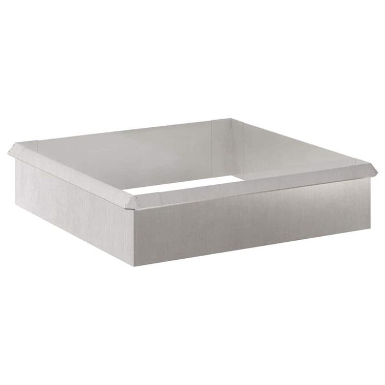 Vidaxl slakkenhekken 8 st 100 x 3,5 x 25 cm roestvrij staal zilver