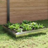 Vidaxl slakkenhekken 8 st 100 x 3,5 x 25 cm gegalvaniseerd staal - afbeelding 1