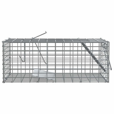 Vidaxl dierenvallen antraciet 31 x 13 x 12cm staal