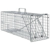 Vidaxl dierenvallen antraciet 61 x 20 x 21,5 cm staal