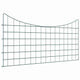 Vidaxl vijverhekken set 5 st 100 x 50 cm staal groen