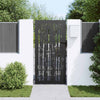 Vidaxl tuinpoort met slot zwart 85 x 100 cm poedergecoat staal
