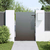 Vidaxl tuinpoort met slot zwart 85 x 125 cm poedergecoat staal