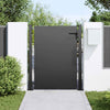 Vidaxl tuinpoort met slot zwart 110 x 155 cm gepoedercoat staal