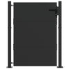 Vidaxl tuinpoort met slot zwart 110 x 155 cm gepoedercoat staal
