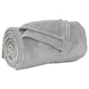 Vidaxl gooi deken grijs 150 x 200 cm fleece