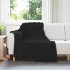 Vidaxl gooi deken zwart 150 x 200 cm fleece