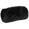 Vidaxl gooi deken zwart 240 x 270 cm fleece
