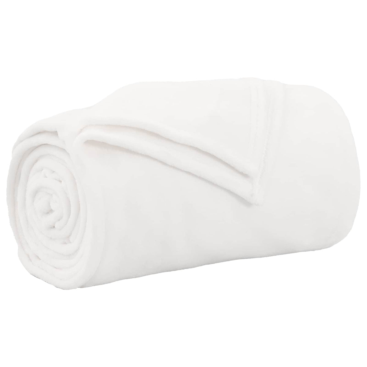 Vidaxl gooi deken wit 220 x 240 cm fleece