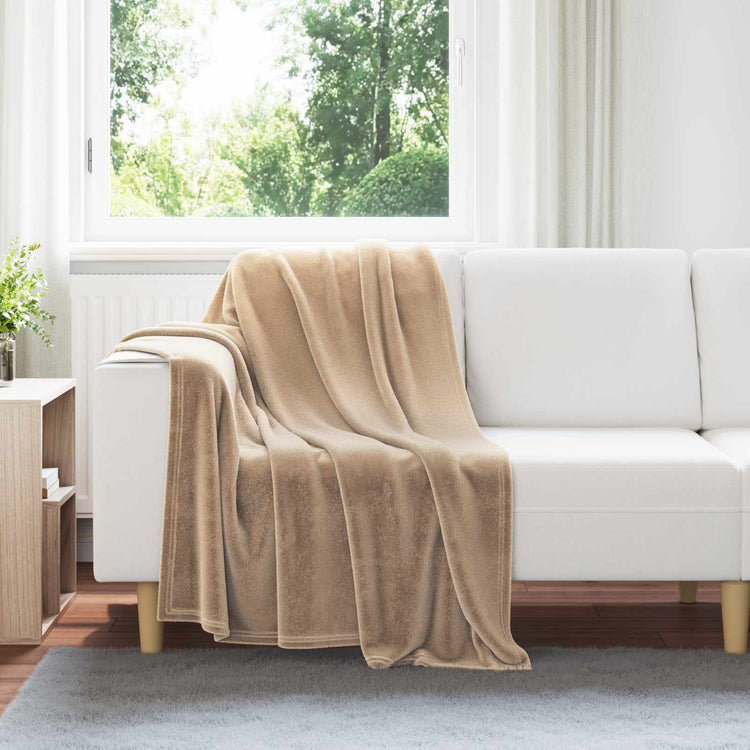 Vidaxl kleden 6 st camel 130 x 150 cm 3.04 kg fleece