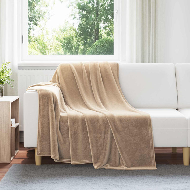 Vidaxl kleden 6 st camel 150 x 200 cm 4.68 kg fleece