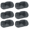 Vidaxl kleden 6 pcs donkergrijs 220 x 240 cm fleece