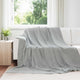 Vidaxl kleden 6 pcs grijs 220 x 240 cm fleece