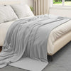 Vidaxl kleden 6 pcs grijs 240 x 270 cm fleece