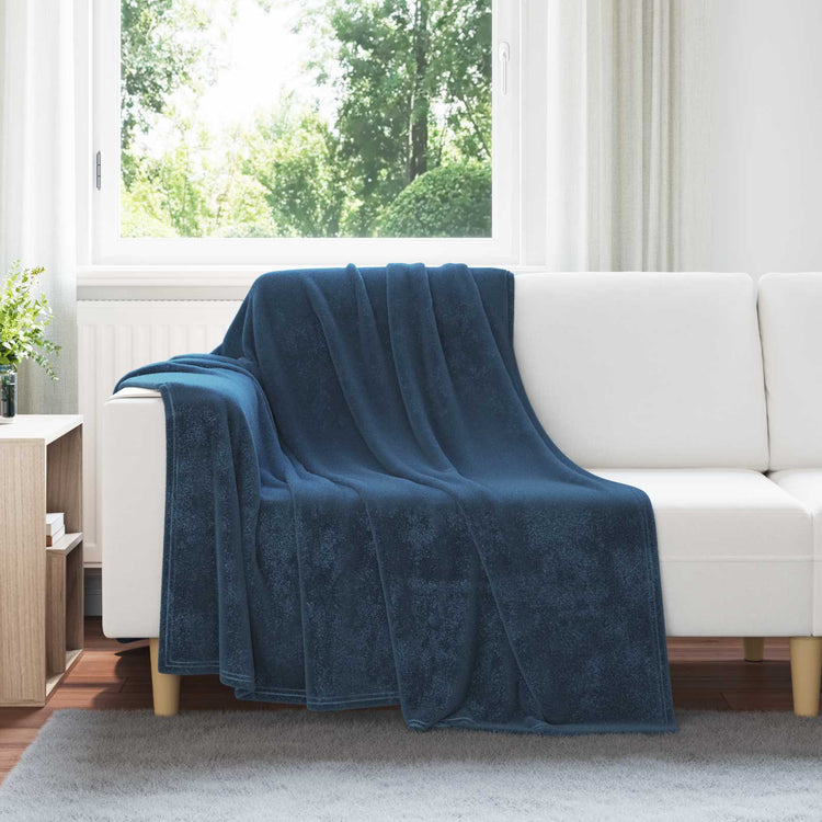 Vidaxl kleden 6 st marineblauw 150 x 200 cm 4.68 kg fleece