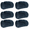 Vidaxl kleden 6 pcs marineblauw 240 x 270 cm fleece