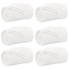 Vidaxl kleden 6 pcs wit 130 x 150 cm fleece