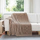 Vidaxl gooi deken kameel 200 x 150 cm fleece