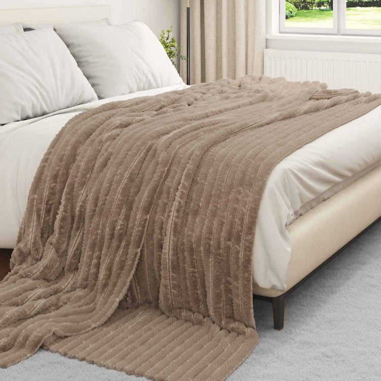 Vidaxl plaid camel 270 x 240 cm 1.85 kg fleece