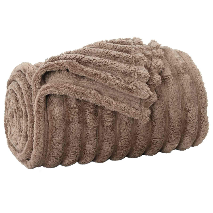 Vidaxl plaid camel 270 x 240 cm 1.85 kg fleece