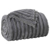 Vidaxl gooi deken donkergrijs 270 x 240 cm fleece
