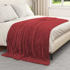 Vidaxl gooi deken bordeaux rood 200 x 150 cm fleece