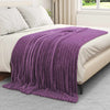 Vidaxl gooi deken paars 200 x 150 cm fleece