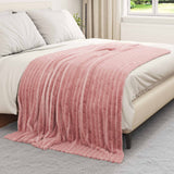 Vidaxl plaid roze 200 x 150 cm 0,8 kg fleece - afbeelding 3
