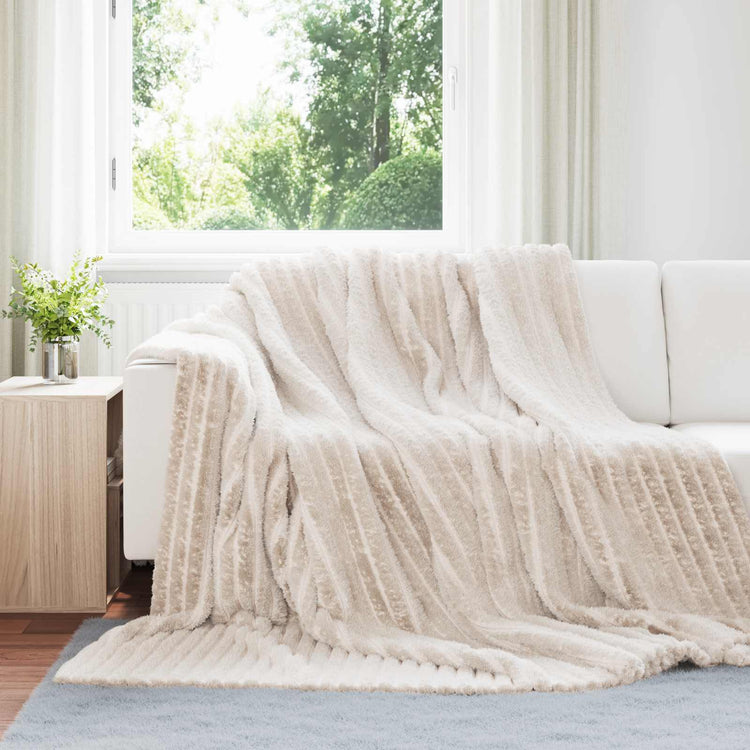 Vidaxl kleden 6 st beige 240 x 220 cm 8.76 kg fleece