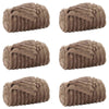 Vidaxl kleden 6 pcs kameel 270 x 240 cm fleece