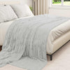 Vidaxl kleden 6 pcs grijs 270 x 240 cm fleece