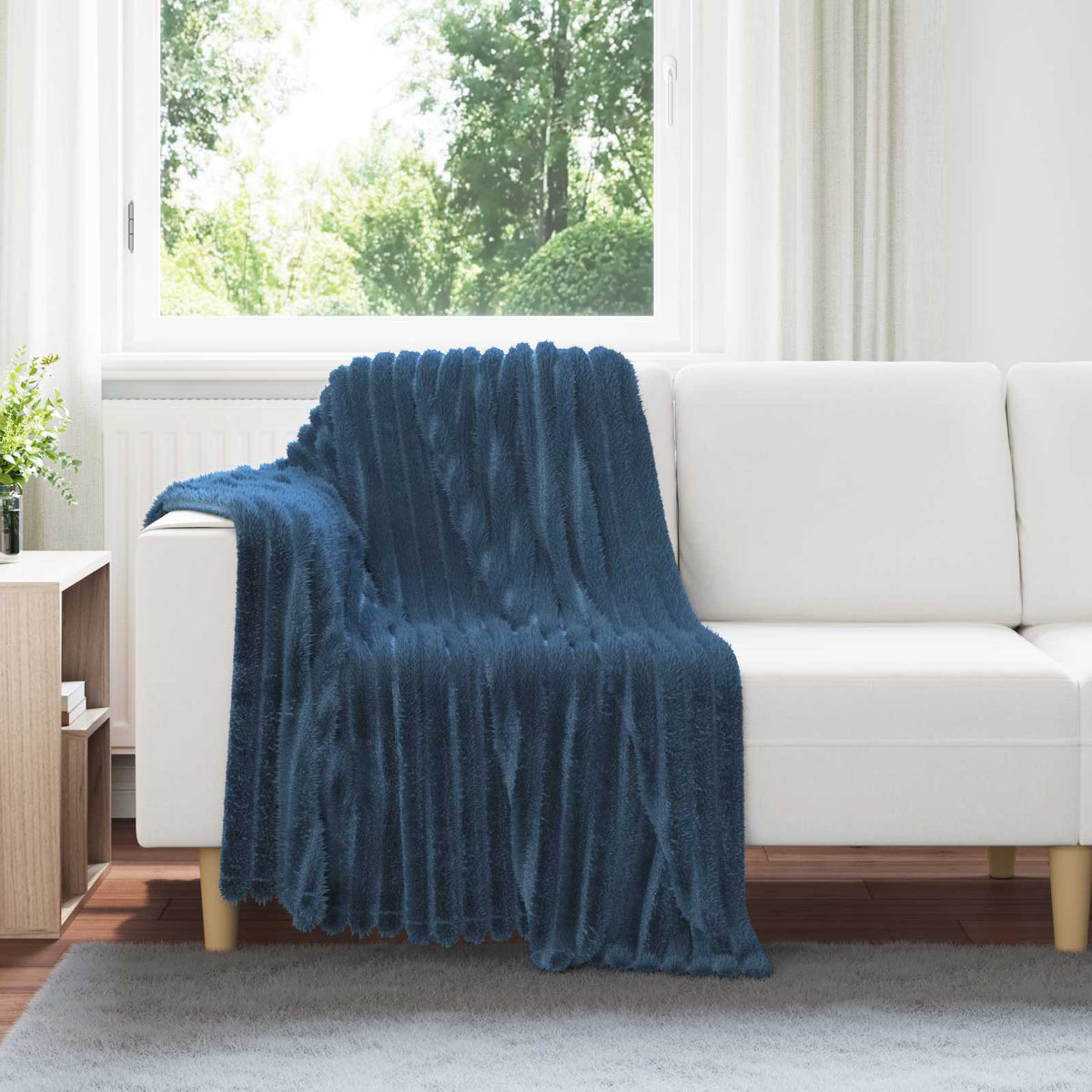 Vidaxl kleden 6 st marineblauw 150 x 130 cm 2.85 kg fleece