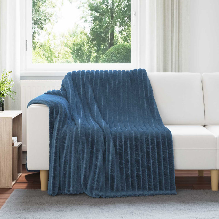 Vidaxl kleden 6 st marineblauw 200 x 150 cm 4.75 kg fleece