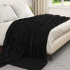 Vidaxl kleden 6 pcs zwart 240 x 220 cm fleece