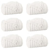 Vidaxl kleden 6 pcs wit 150 x 130 cm fleece