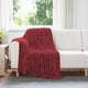 Vidaxl kleden 6 st bordeaux rood 150 x 130 cm 2.85 kg fleece